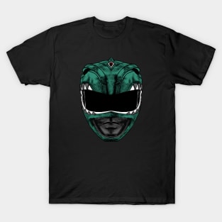 power ranger green head T-Shirt